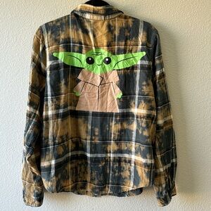 Star Wars Yoda flannel size large
